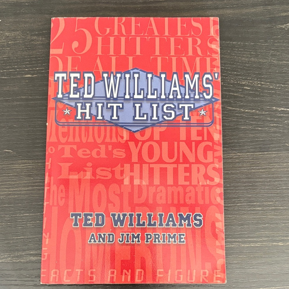 Ted Williams hit list book